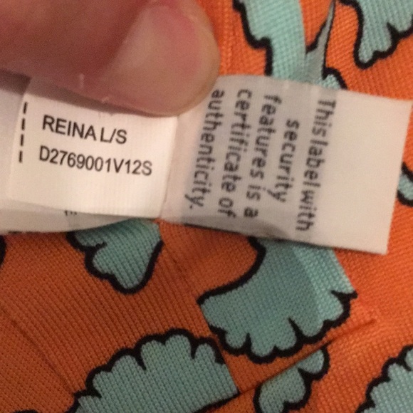 Diane von Furstenberg Reina L/S Coral Dress - Picture 7 of 7